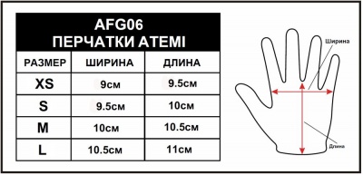Перчатки для фитнеса Atemi, черно-розовые, AFG06PM